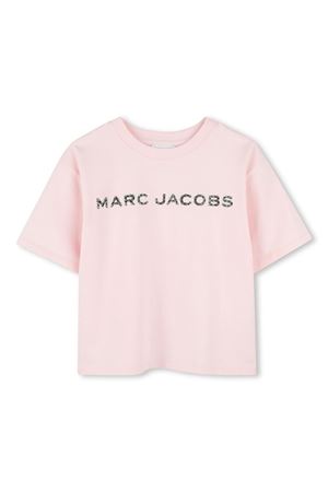 pink cotton tshirt MARC JACOBS KIDS | W60463475